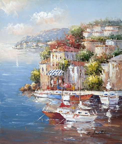 ONE OF A KIND HAND PAINTED OIL PAINTING ON CANVAS