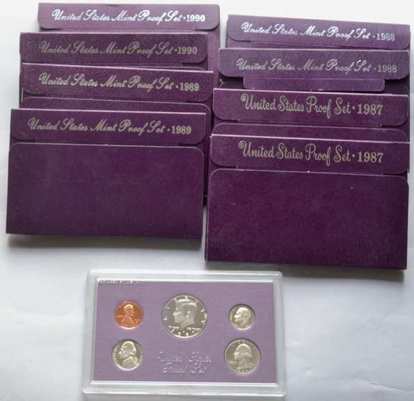 2 Each US Proof Sets 1984-1988