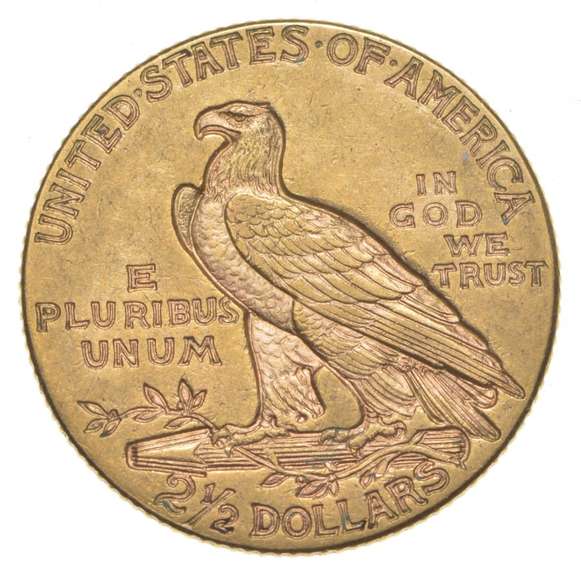 1912 $2.50 Indian Head Gold Quarter Eagle