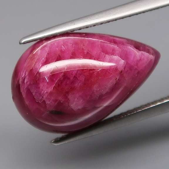 Heated only! 17.56ct top pinkish red Ruby cabochon