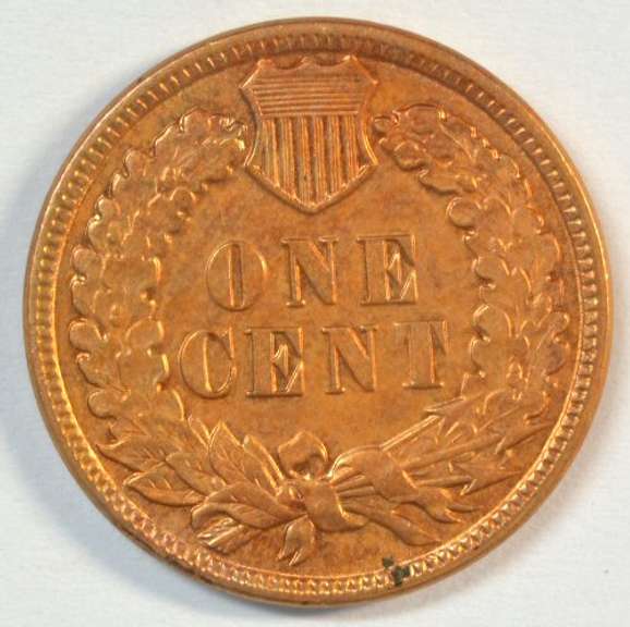 Roll Red Choice BU 1884 Indian Head Cent.