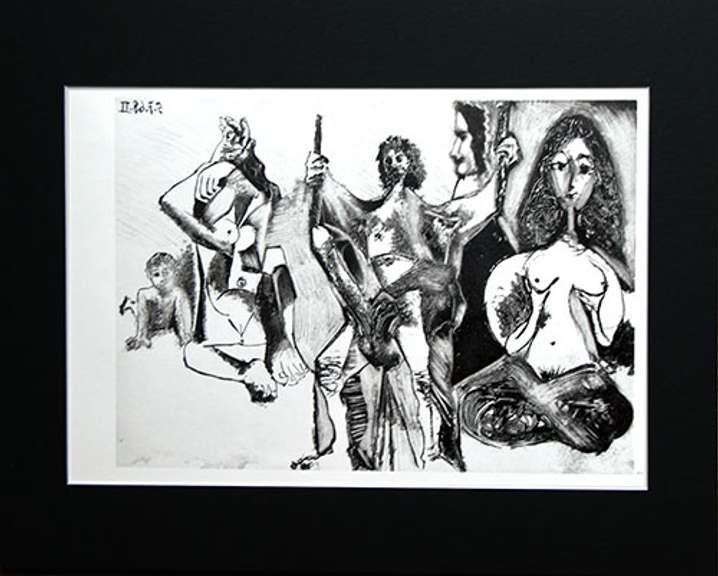 Pablo Picasso, Plate 201 from '347' series