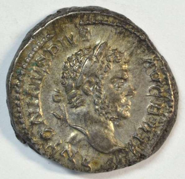 Original Mint Caracalla Roman Silver Denarius, 198-217 AD