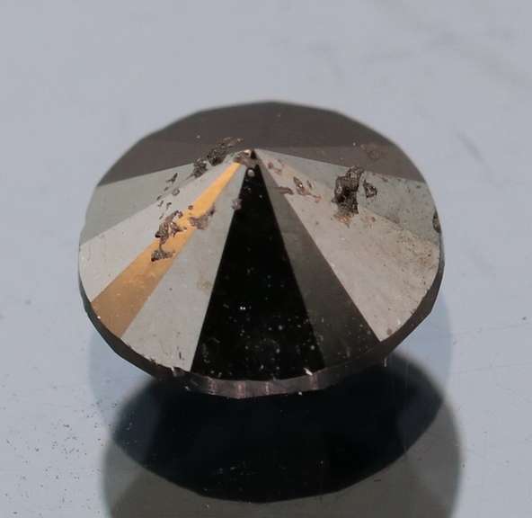 Beautiful 1.09ct smooth cut Black Diamond solitaire