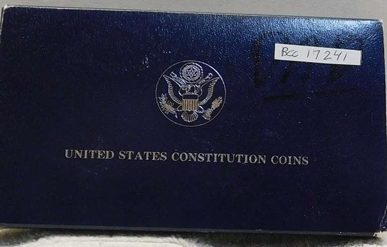 1987 PROOF Constitution Silver Dol