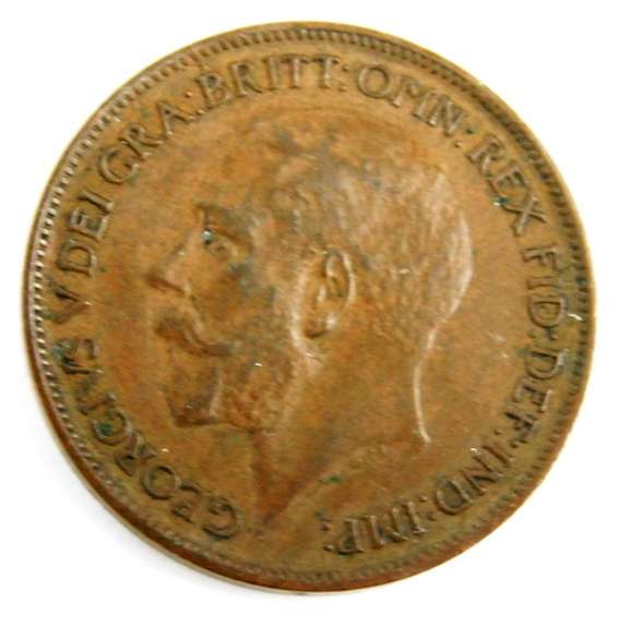 1922 Great Britain 1/2 Penny.