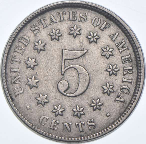 1875 Shield Nickel