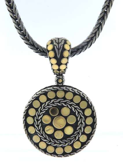 18kt and Sterling John Hardy Jaisalmer Pendant Necklace