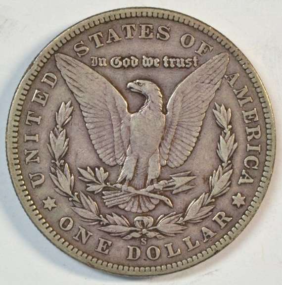 Handsome scarce 1903-S Morgan Silver Dollar. Sharp VF/XF