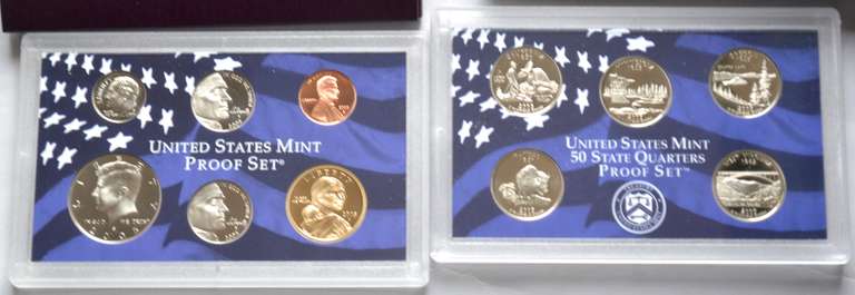 2 Each US Proof Sets 1984 1985 1986 2005