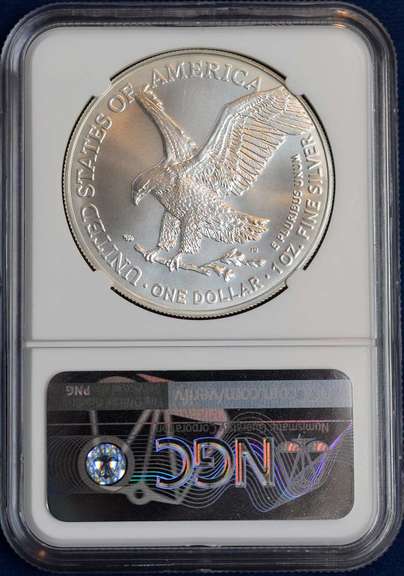 2021 American Silver Eagle NGC MS70 Early Releases Type 2.