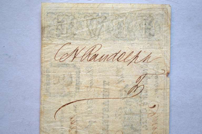June 3 1863 $5 Texas Treasury Warrant