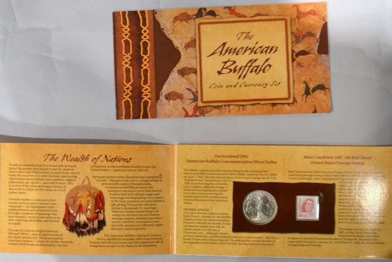 2001 American Buffalo Coin &Currency Set