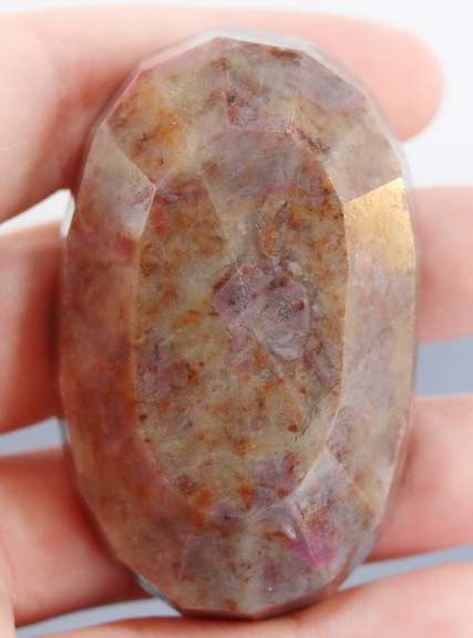 Captivating 443.5ct untreated oval cut Ruby