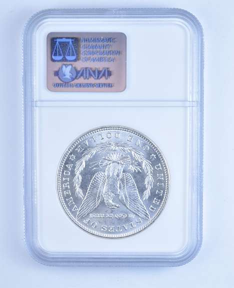 MS64 1886 Morgan Silver Dollar - Line 6 - VAM 1A - DGO-TOP 100 - NGC