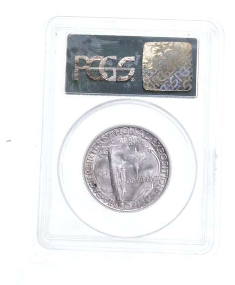 MS65 1936-D San Diego Exposition Commemorative Half Dollar - PCGS