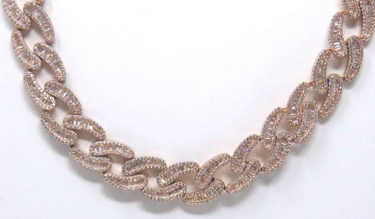 Sterling Silver Cubic Zirconia Tennis Necklace
