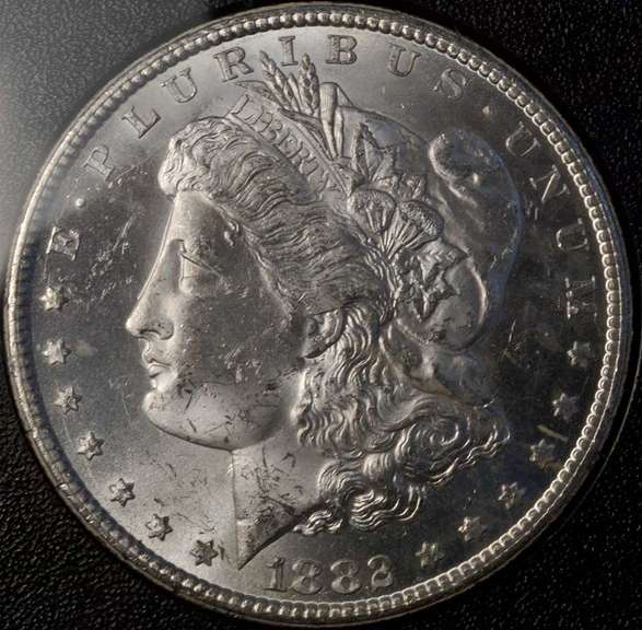 1882-CC GSA Hoard Morgan Silver Dollar NGC MS63.