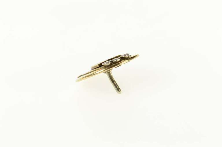 10K Yellow Gold Buick Diamond Salesmaster Enamel Lapel Pin/Brooch
