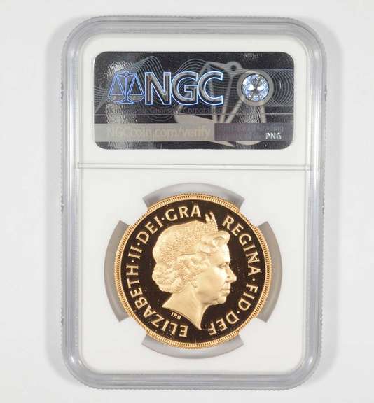 PF70 UCAM 1998 Great Britain 5 Sovereign - Graded NGC