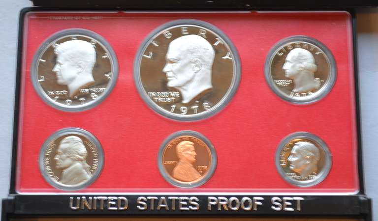 1978 US Proof Sets With Envelopes