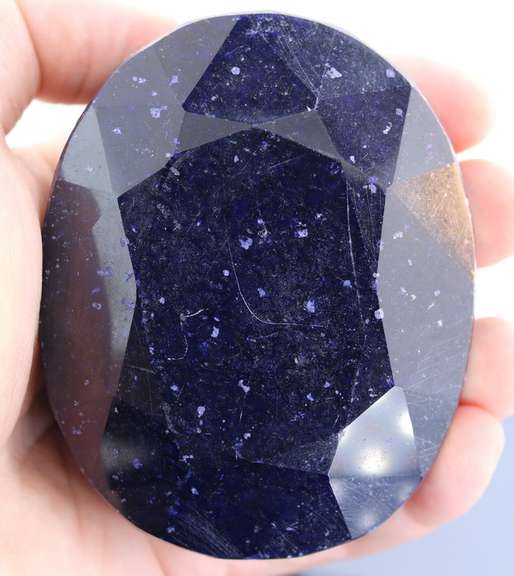 Impressive 2410ct royal blue Sapphire