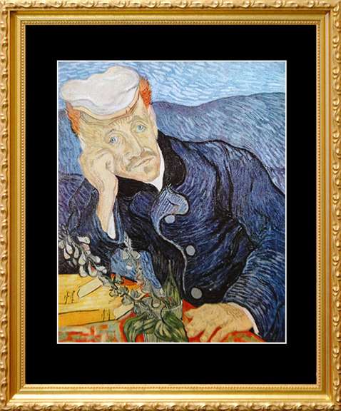Vincent Van Gogh, Portrait of Dr. Gachet