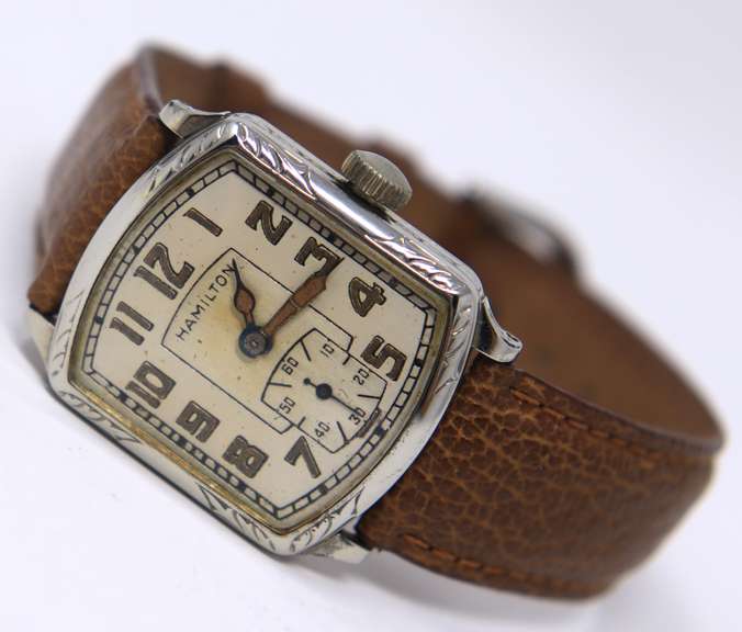 Vintage Hamilton Tonneau Hand Wind Watch