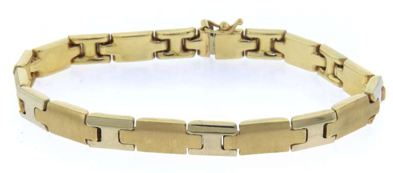 Beautiful Ladies 14kt White & Yellow Gold Bracelet