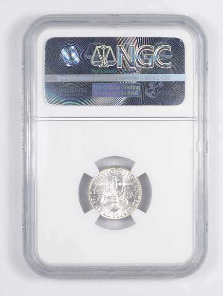 MS66 FT 1964-D Roosevelt Dime - TONED - Graded NGC