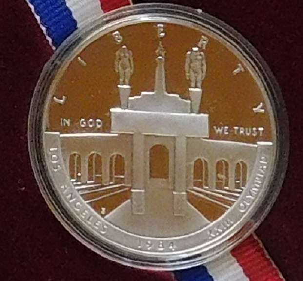 1984 PROOF Sil Olympic Dol