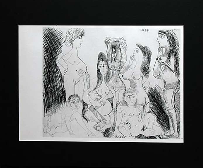 Pablo Picasso, Plate 187 from '347' series