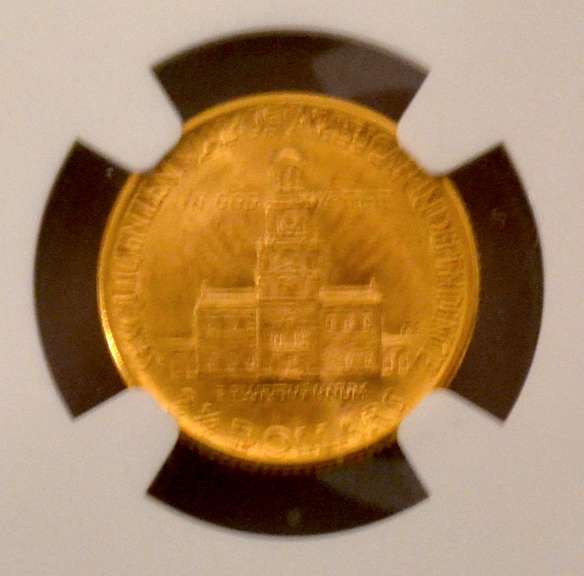 1926 $2.50 Sesquicentennial US Gold Coin NGC MS 63