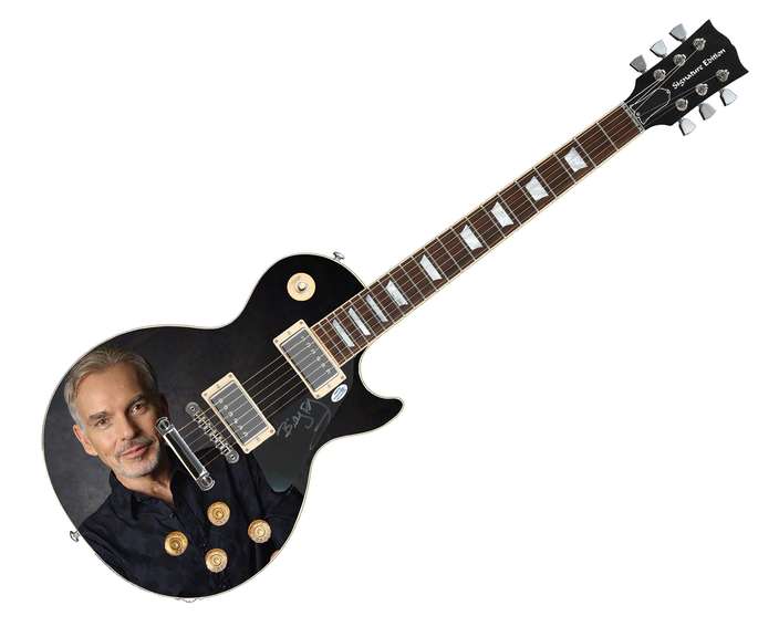 Billy Bob Thornton Autographed Signed Custom Photo Graphics Guitar ACOA