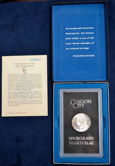 1884-CC GSA Hoard Uncirculated Morgan Silver Dollar.