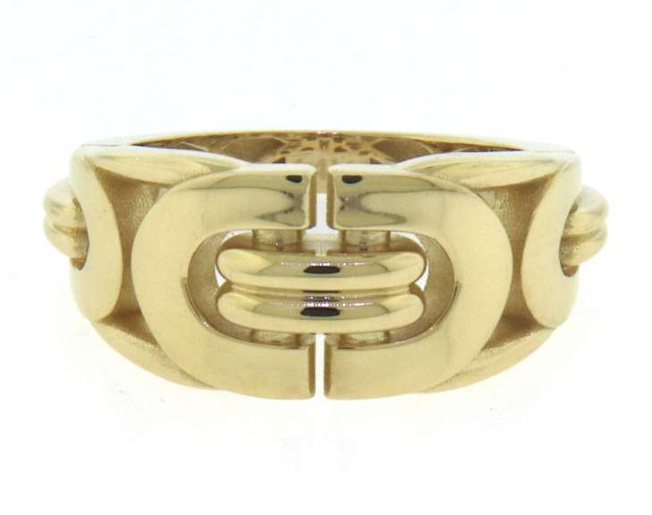 Intricate Handmade Italian 14k Gold Ring