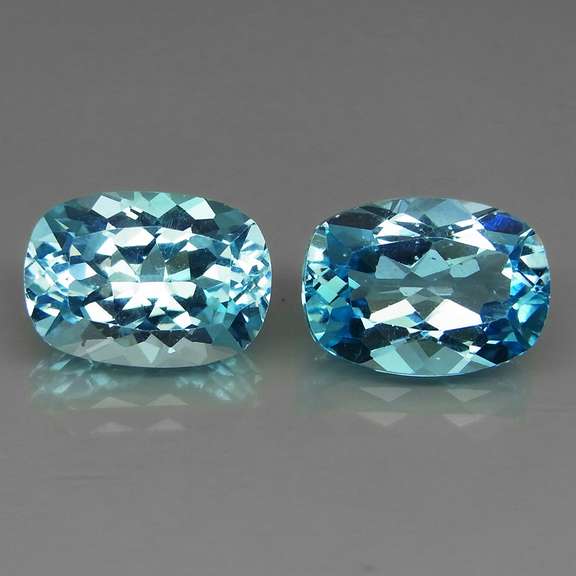 Beautifully matched 15.25ct Topaz pair