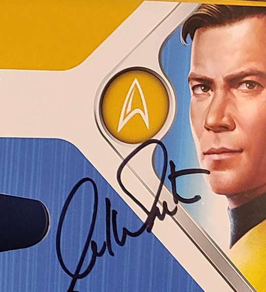 William Shatner Autographed Star Trek Starship Legends U.S.S Enterprise NCC-1701 JSA