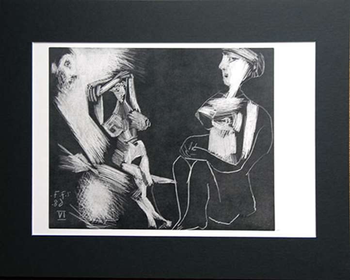 Pablo Picasso, Plate 222 from '347' series