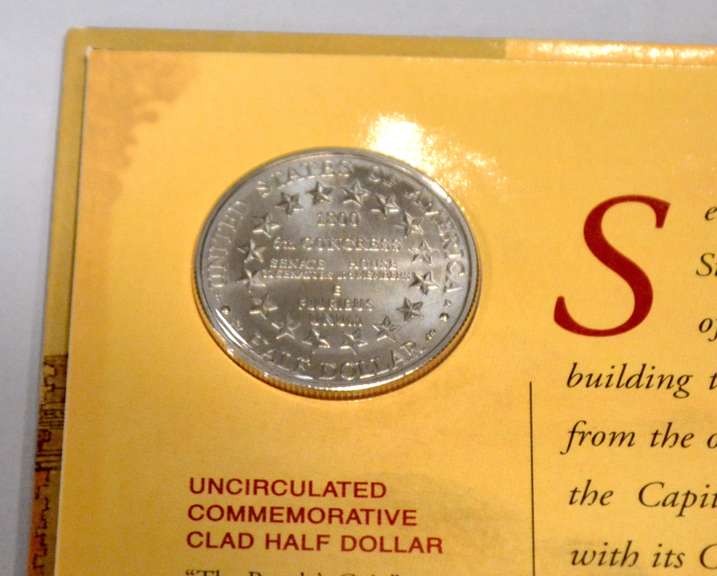 2 2001 200 Th Anniversary US Capitol Unc Half Dollar Sets
