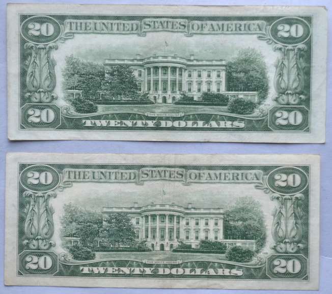 1934 D  $ 20 NY & Richmond Fed Reserve Notes