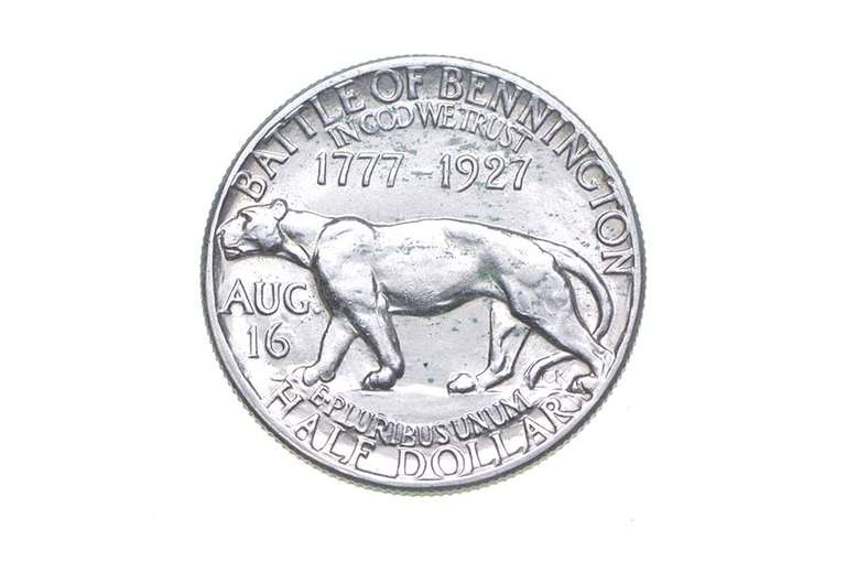 1927 Vermont Sesquicentennial Commemorative Half Dollar