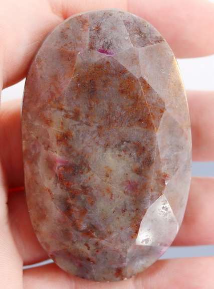 Captivating 443.5ct untreated oval cut Ruby