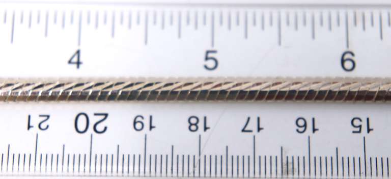 Italian Sterling Silver Heavy Necklace