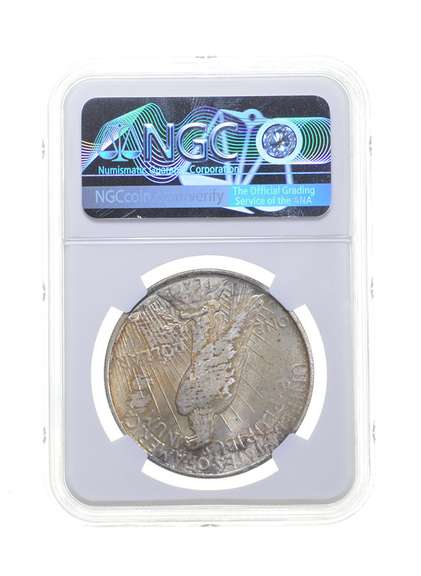 MS62 1922 Peace Silver Dollar - Graded NGC