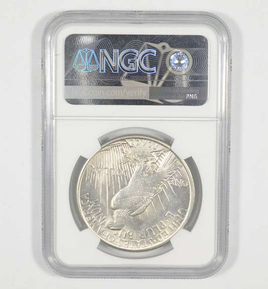 MS62 1921 Peace Silver Dollar - High Relief - 100th Anniversary - NGC