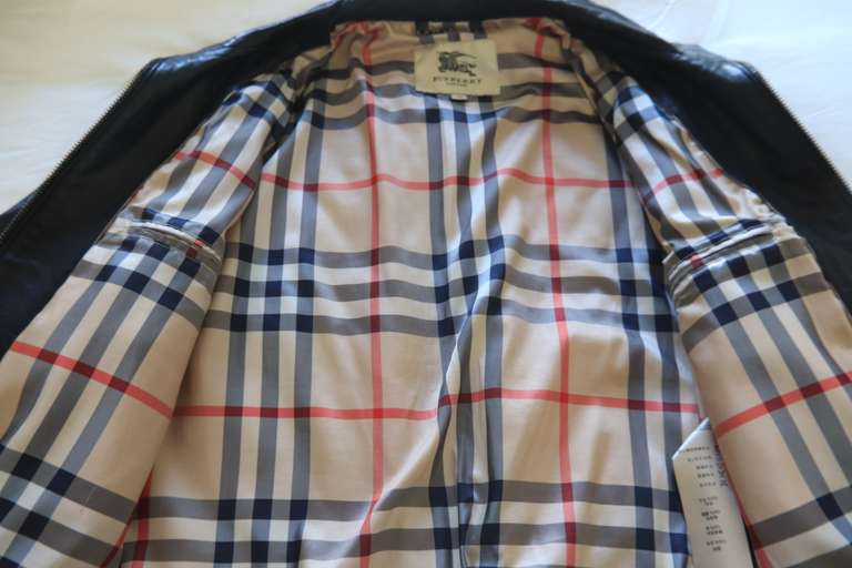 Burberry Men's Leather Jacket