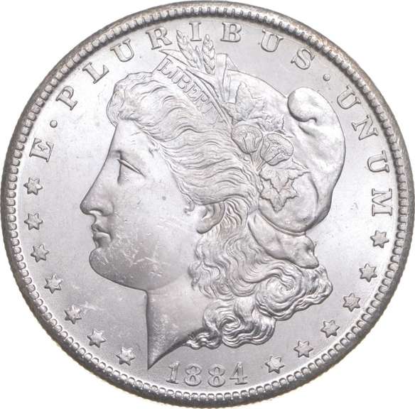 1884-CC Morgan Silver Dollar