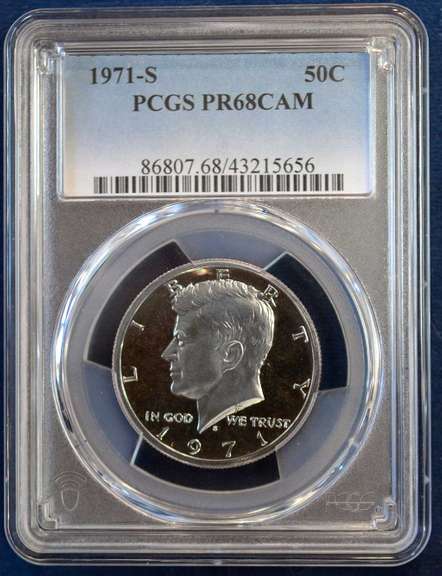1971-S PCGS PR68CAM 50C