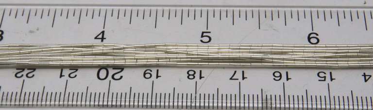 Sterling Silver Multi Strand Necklace